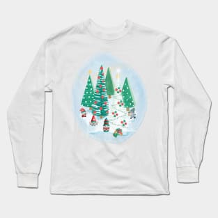 Gnome Family Christmas Long Sleeve T-Shirt